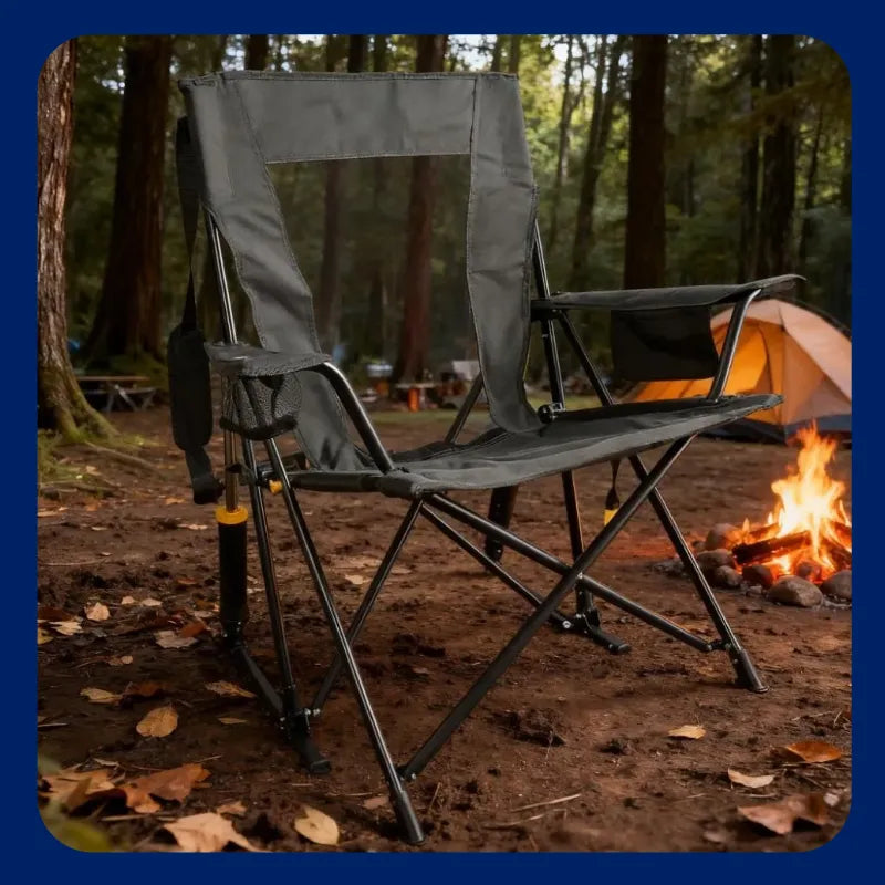 Trailzen™ 10-Second Foldable Portable Rocking Chair with Storage Bag– Perfect for Outdoors