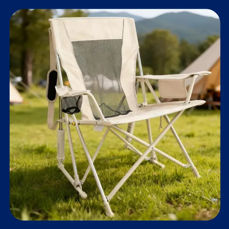 Trailzen™ 10-Second Foldable Portable Rocking Chair with Storage Bag– Perfect for Outdoors