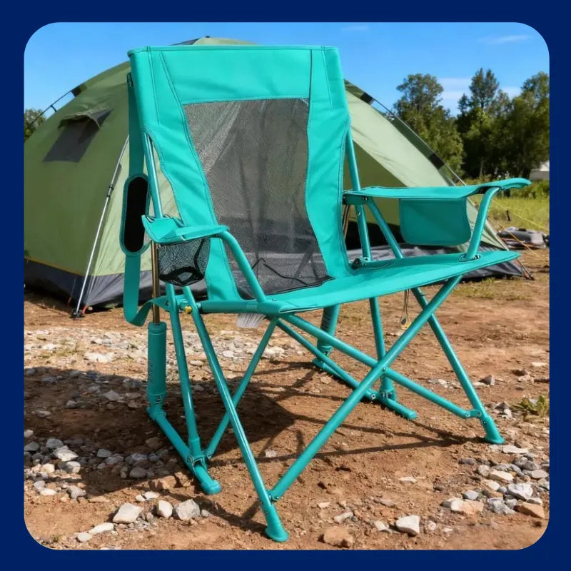 Trailzen™ 10-Second Foldable Portable Rocking Chair with Storage Bag– Perfect for Outdoors